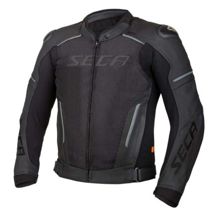 Seca Hooligan Air City Black Bőr-Textil kabát