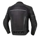 Seca Hooligan Air City Black Bőr-Textil kabát