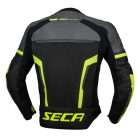 Seca Hooligan Titanium/Fluo Yellow Bőrkabát