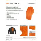 Richa D3O® VIPER STEALTH LEVEL 1 Hát/Gerincprotektor